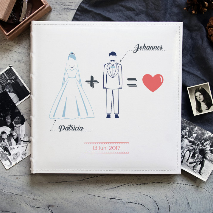 Brautpaar - personalisiertes Fotoalbum